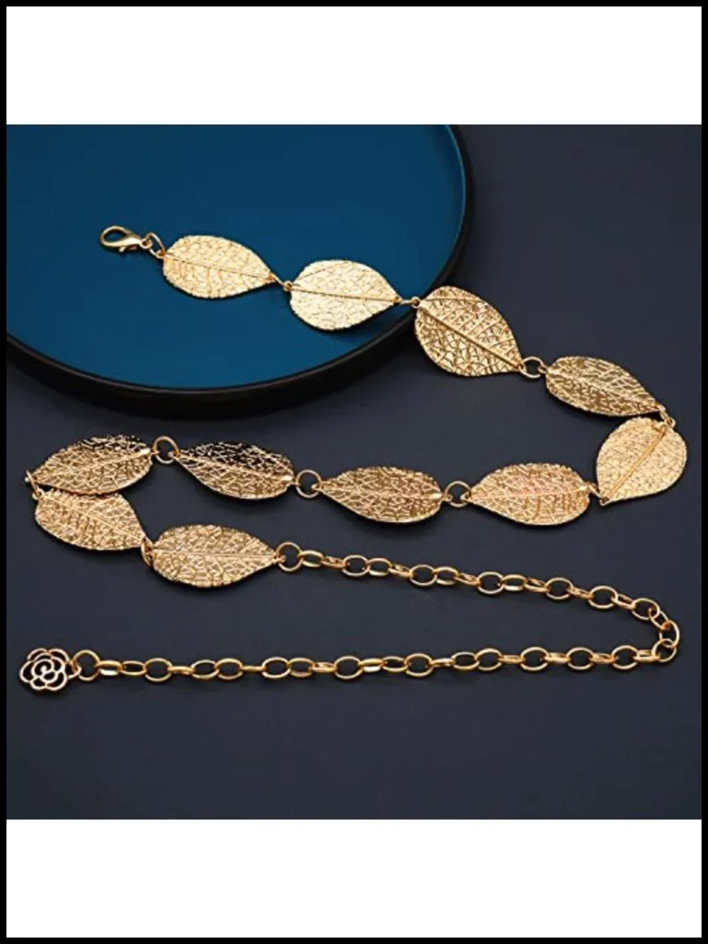 Metal Waist Chain Body Jewelry Link Belt for Women